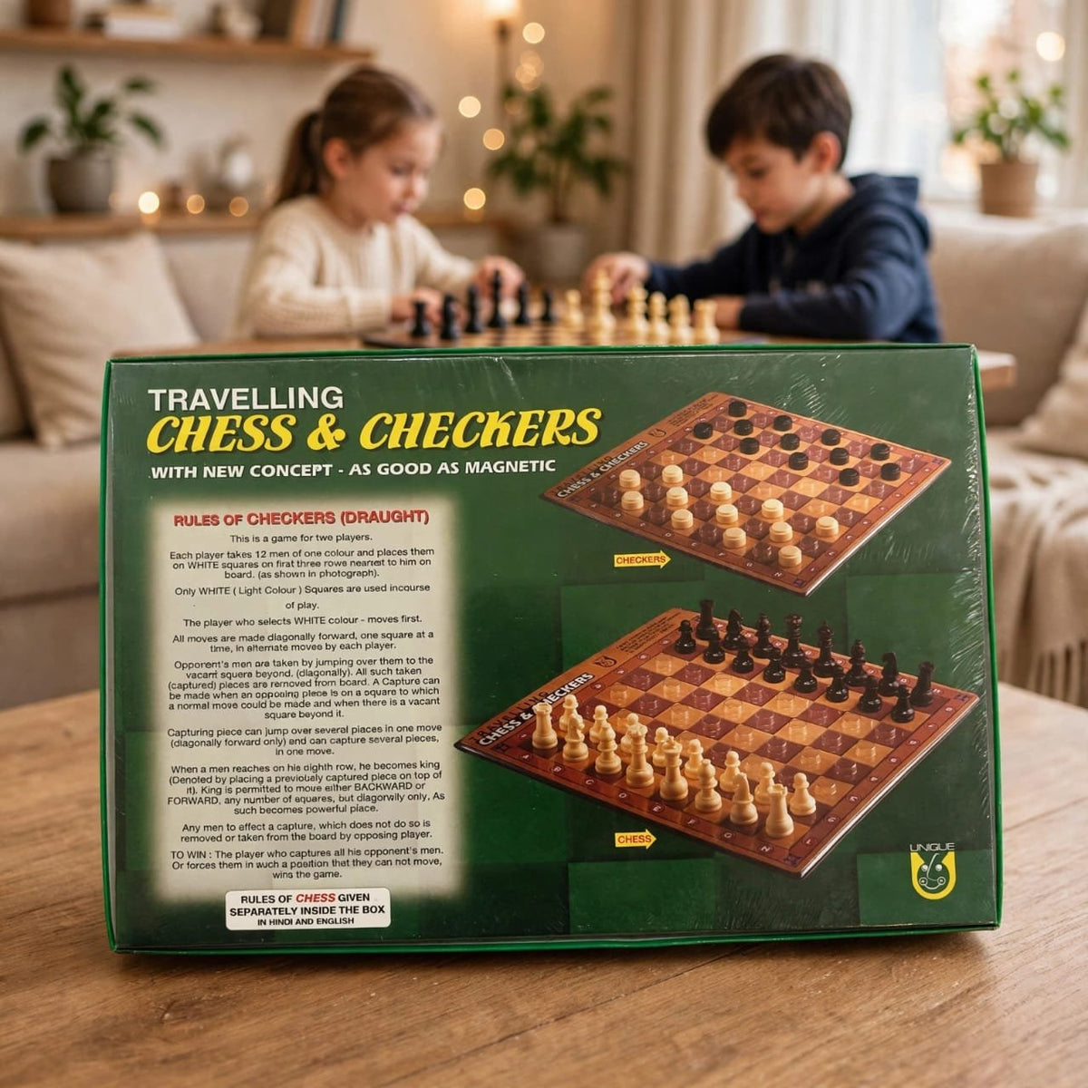 TRAVELING CHESS &CHECKERS