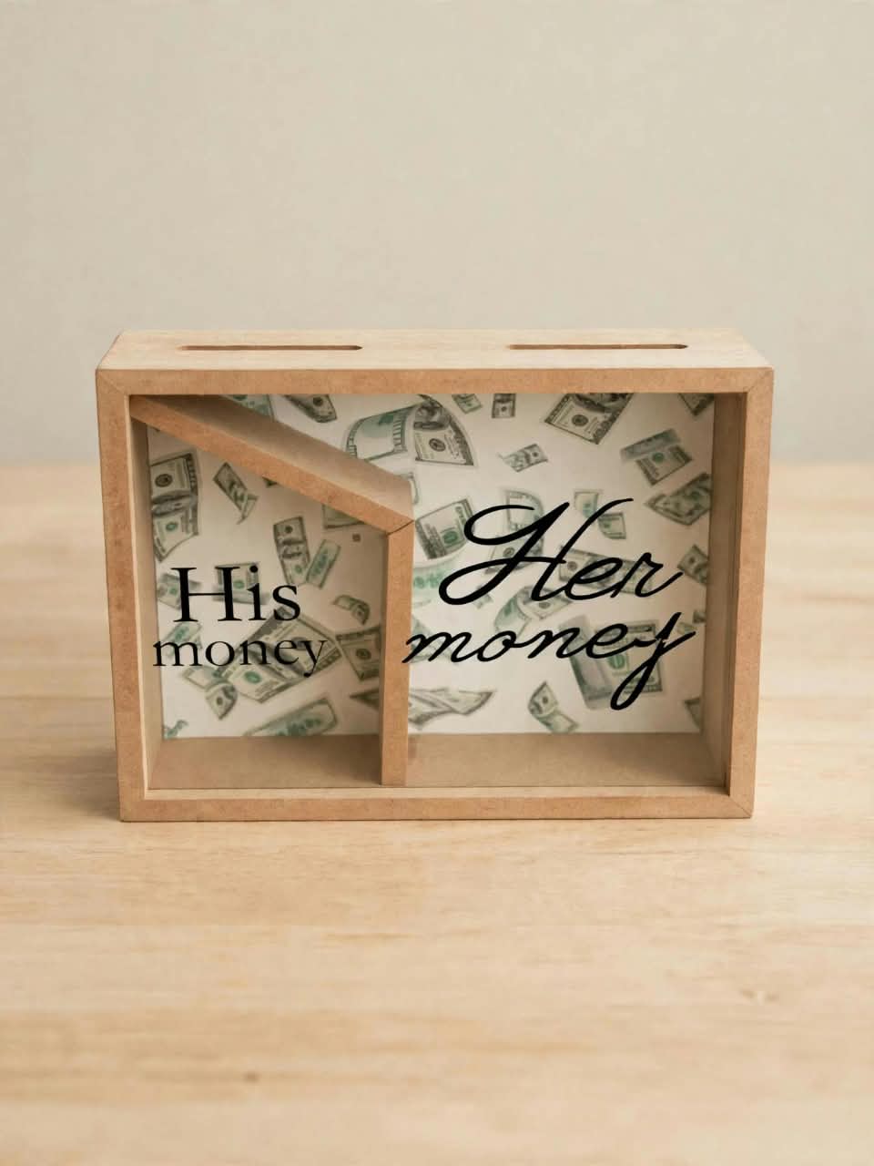 WOODEN MONEY BANK GBT 51767