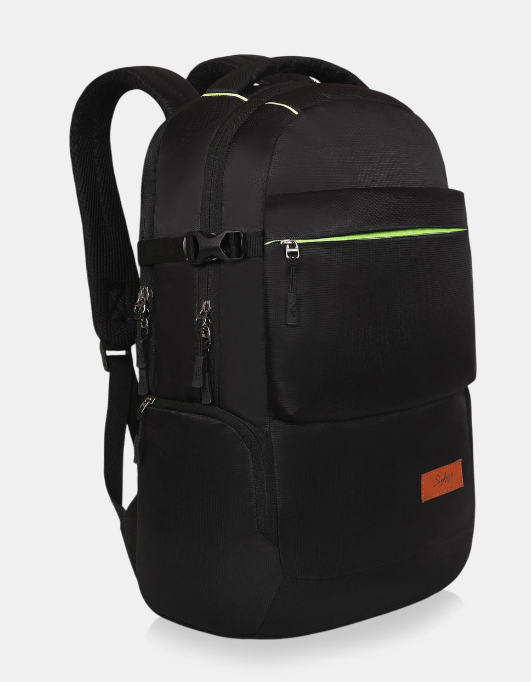 SKYBAGS Medium 25 L Laptop Backpack CHESTER PRO 03 LAPTOP BACKPACK BLACK (Black)