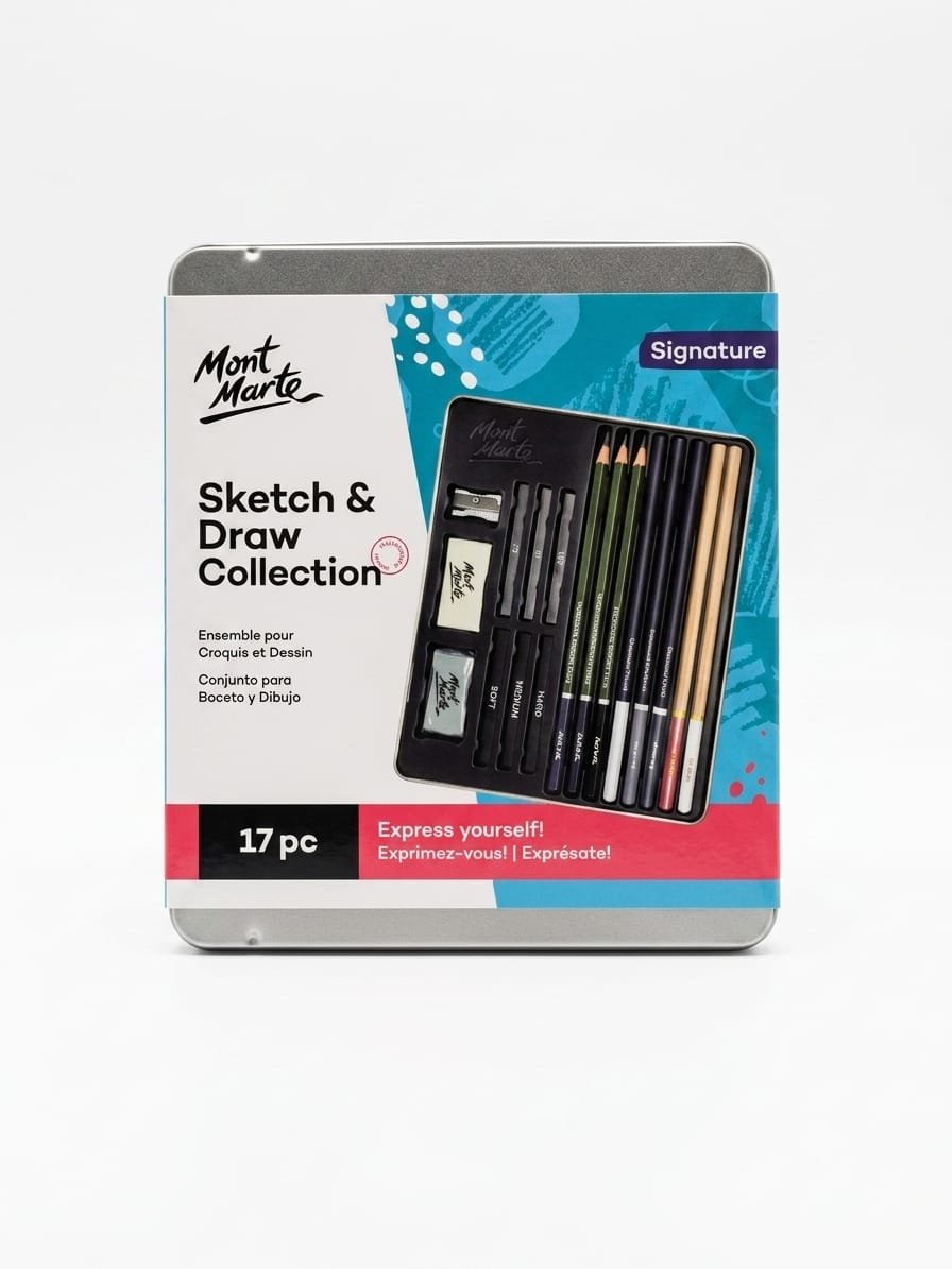 Mont Marte Signature Sketch & Draw Collection (17 Piece Set)