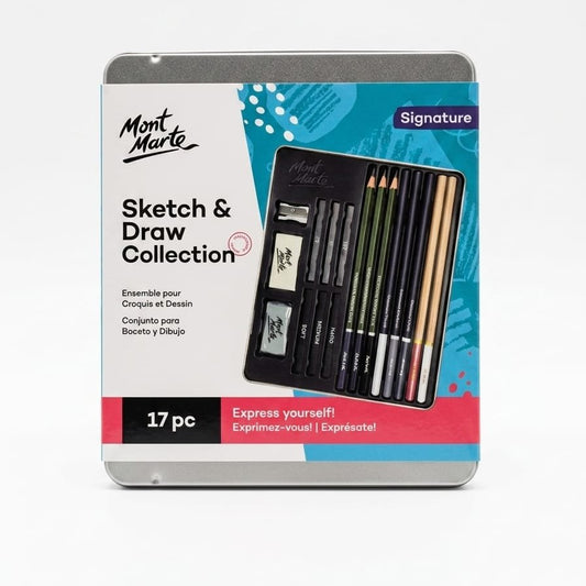 Mont Marte Signature Sketch & Draw Collection (17 Piece Set)