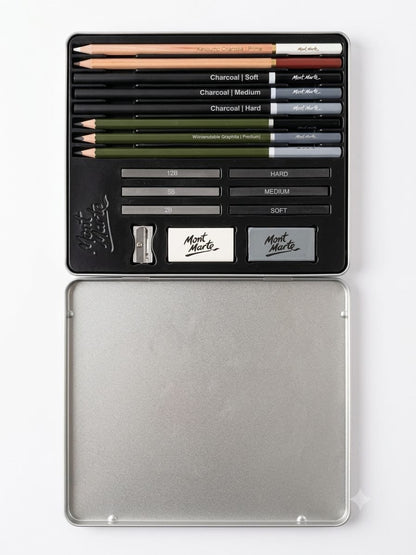 Mont Marte Signature Sketch & Draw Collection (17 Piece Set)