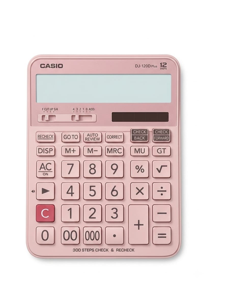 Casio DJ-120D Plus 12-Digit Desktop Calculator -