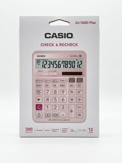 Casio DJ-120D Plus 12-Digit Desktop Calculator -