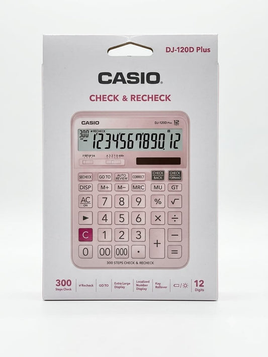 Casio DJ-120D Plus 12-Digit Desktop Calculator -