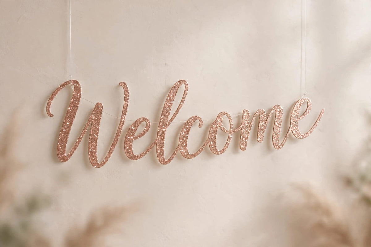 Welcome Banner B-332-WL 3 PC