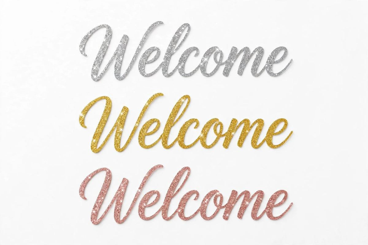 Welcome Banner B-332-WL 3 PC