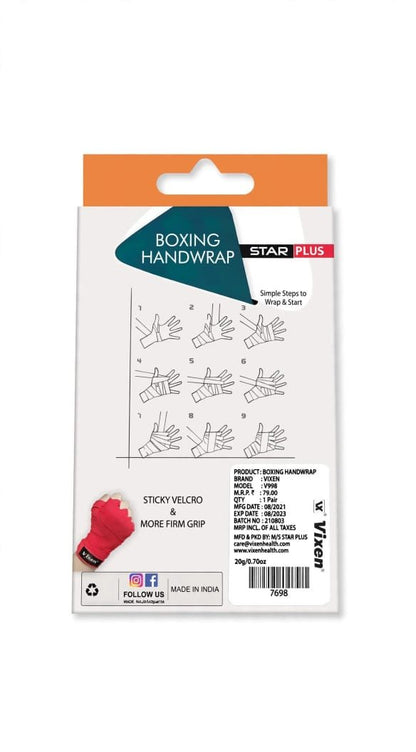 Vixen Boxing Hand wrap star plus