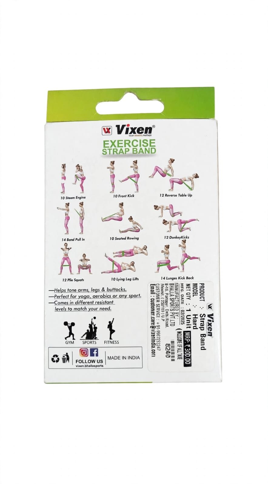 Vixen EXERCISE STRAP BAND