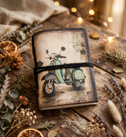 Hand made Notebook Mini Vintage Print 3×2 HNBMVP32