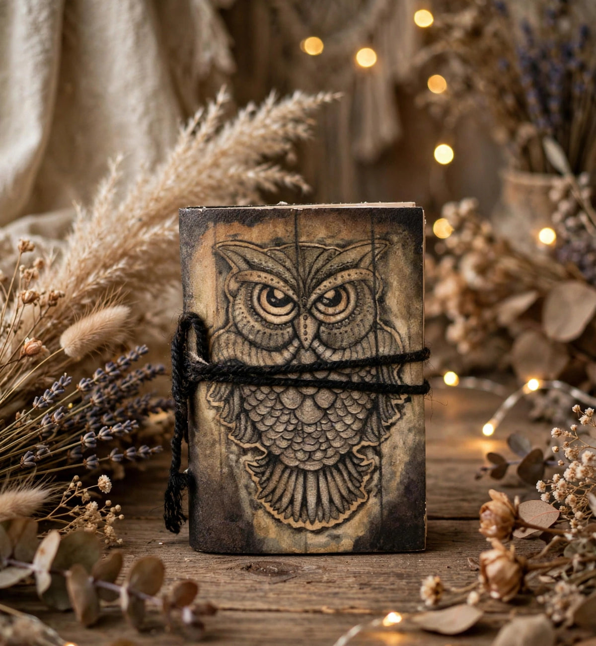 Hand made Notebook Mini Vintage Print 3×2 HNBMVP32