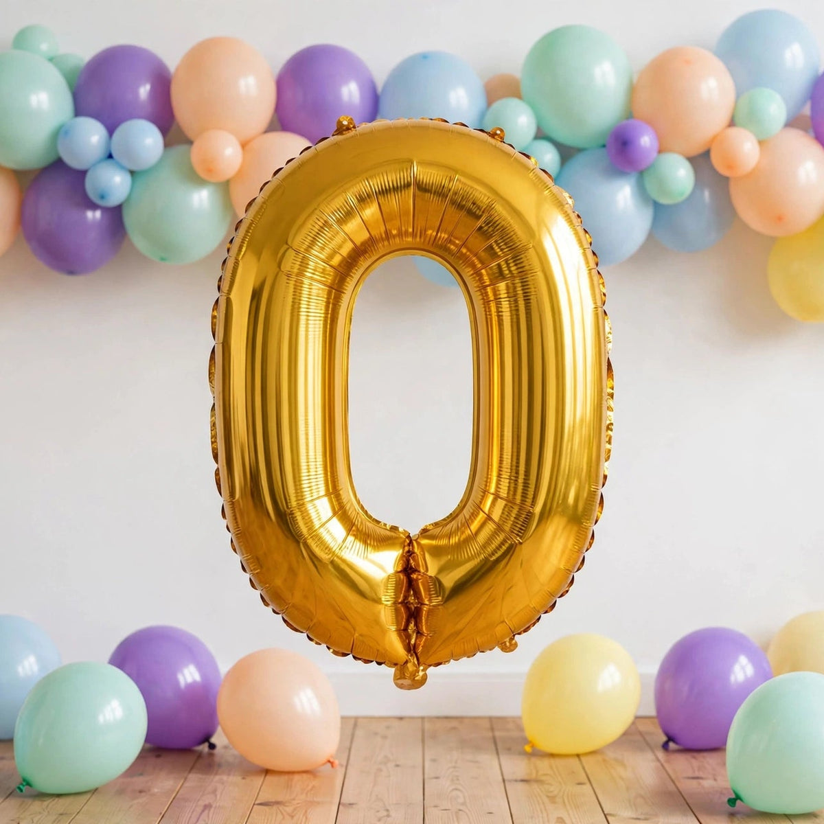 Heyday Gold Foil Number Balloon 16 Inch
