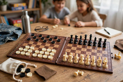 TRAVELING CHESS &CHECKERS
