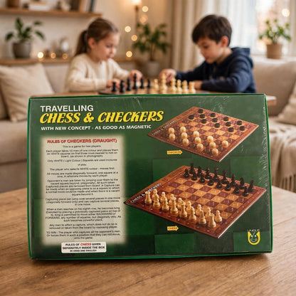 TRAVELING CHESS &CHECKERS
