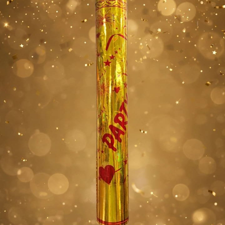 GOLD PARTY POPPER