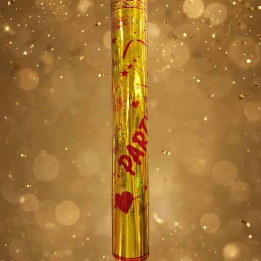 GOLD PARTY POPPER