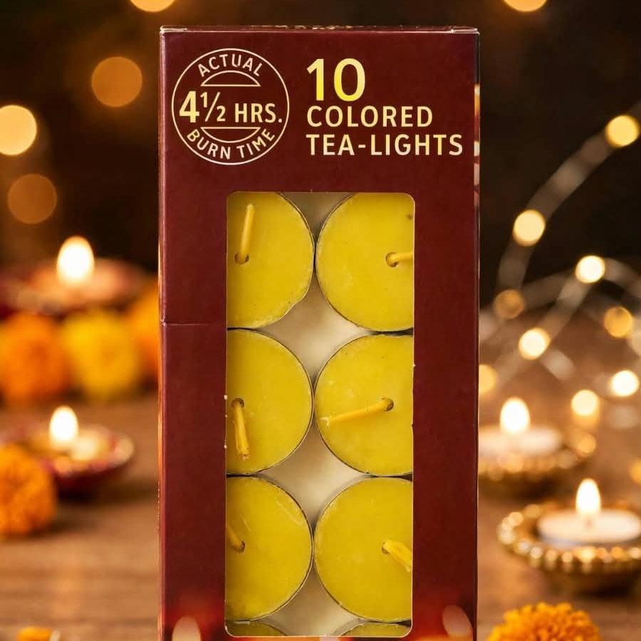 10 COLOUR CANDLES