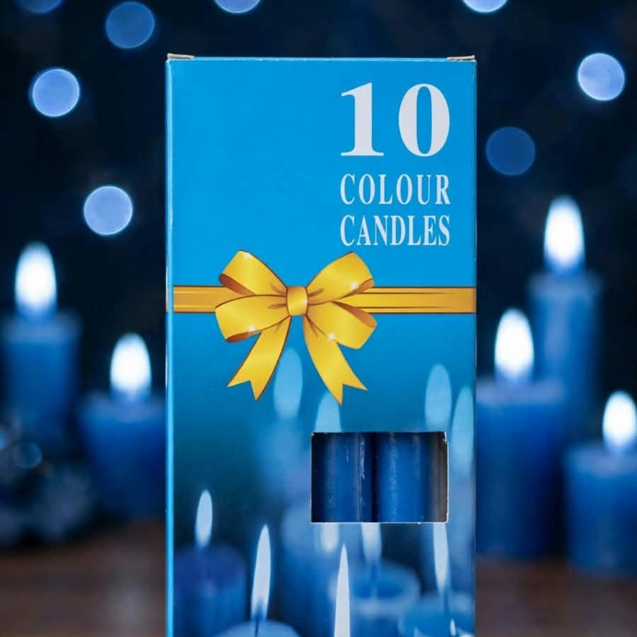 10 COLOUR CANDLES