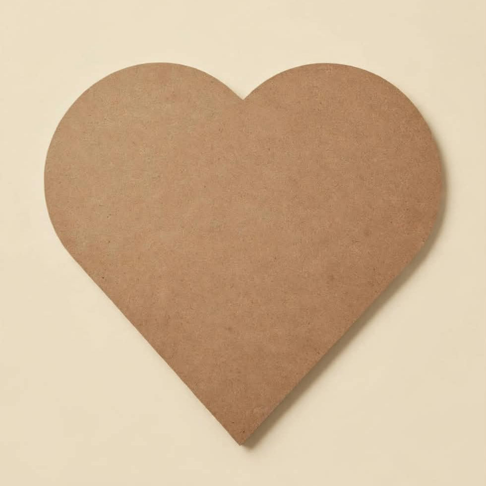 HEART SHAPE MDF BOARD