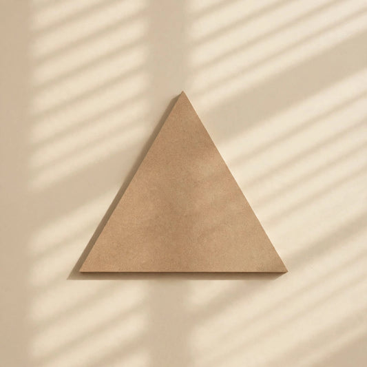 MDF BOARD TRIANGLE SHAPE