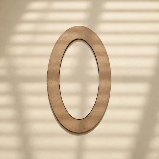 MDF CRAFT RING OVEL