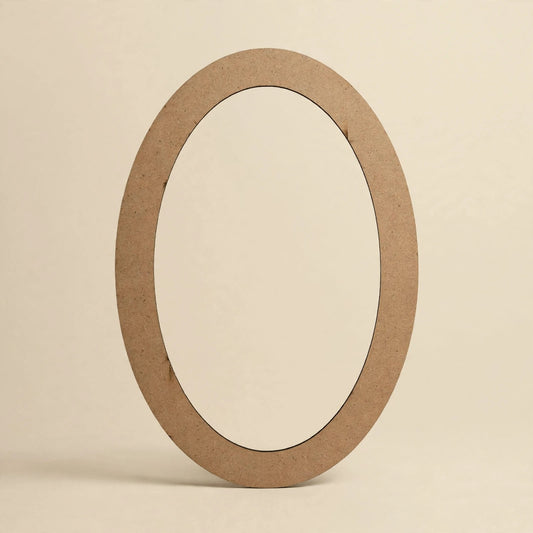 MDF CRAFT RING OVEL