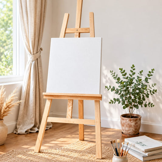 WOODEN EASEL PINE 6
