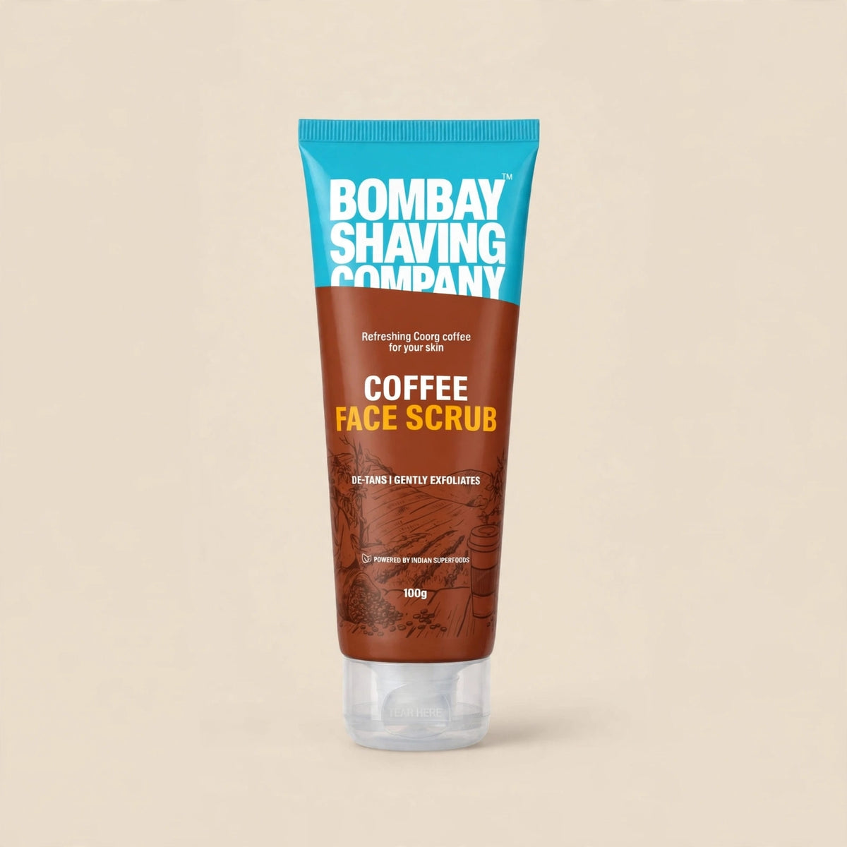 BOMBAY SHAVING COMPANY COFFEE FACE SCRUB