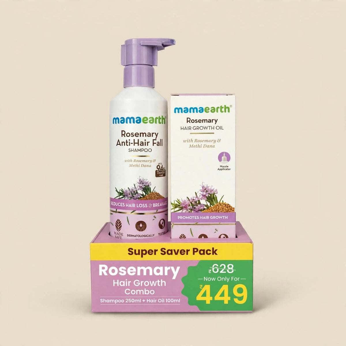 mamaearth Rosemary Hair Growth Combo