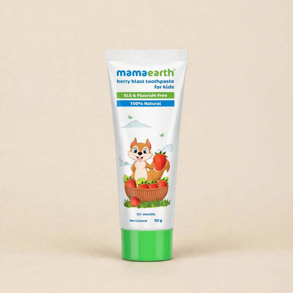 mamaearth berry blast toothpaste for kids