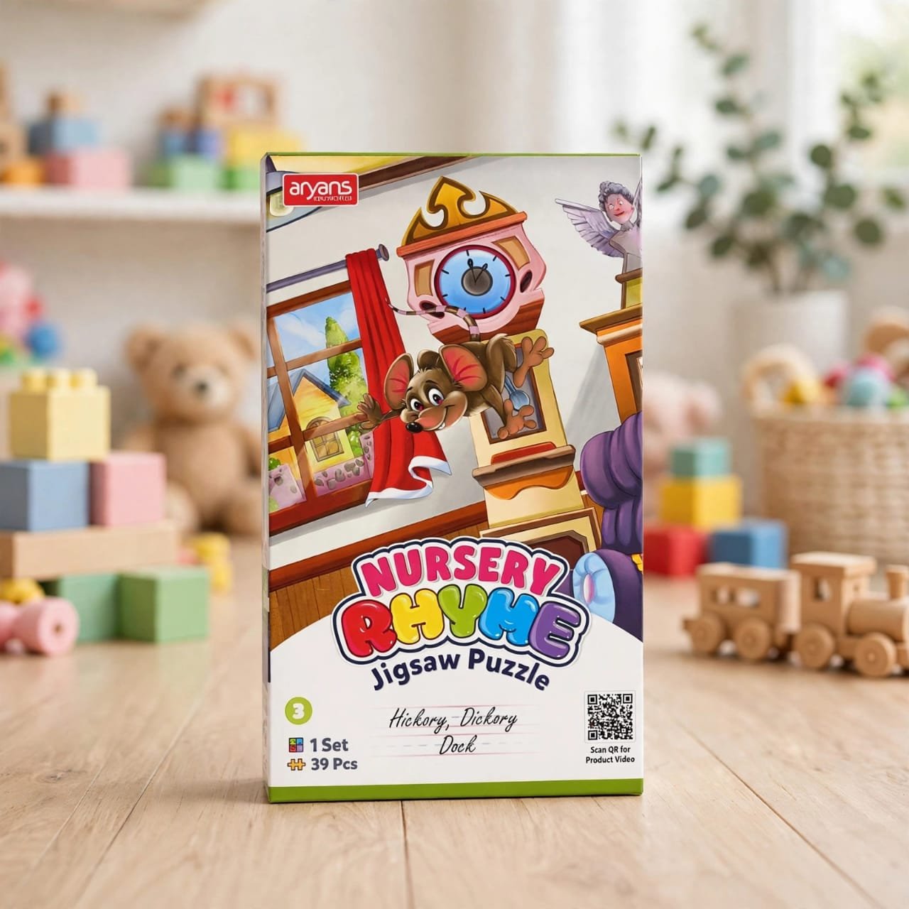Nursery Rhyme Puzzle Hickory Dickory Dock
